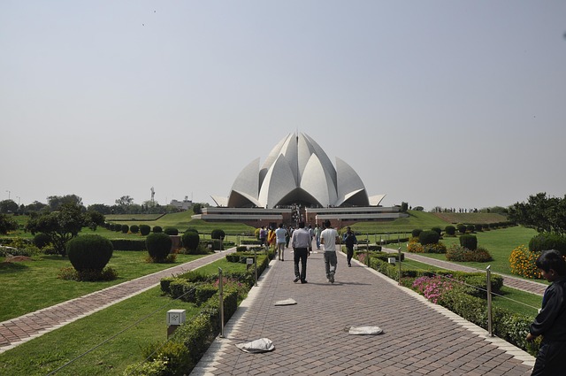 Lotus Tempel, Indien, Bahai, Tro, Delhi