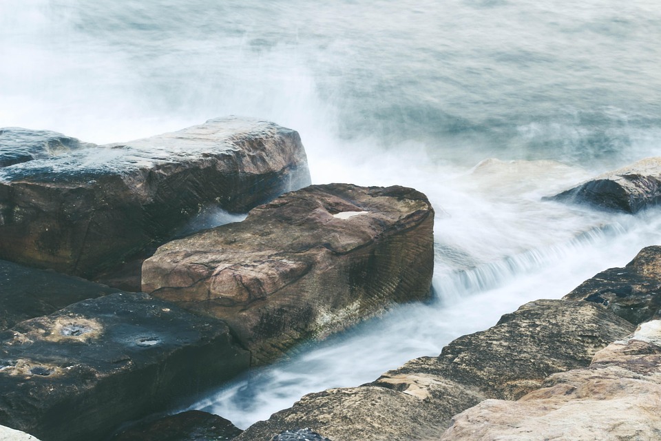 Barangaroo, Sydney, Rocks, Water, Australia, Ocean Historical sites in Sydney