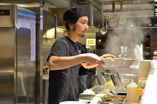 シェフ, サービスを提供, ラーメン, 食品, 楽しむ, おいしい, 麺