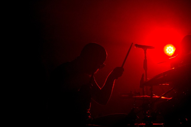 Trommer, Trommeslager, Show, Rød, Farver