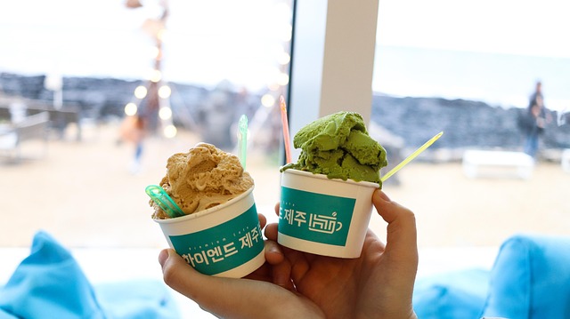 Eis, Gelato, Erdnuss-Eis