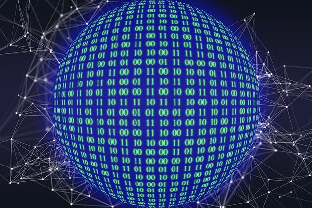 Free network communication internet illustration
