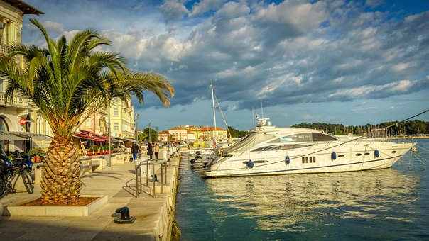 Porec, Istrien, Hav, Landskab, Kroatien