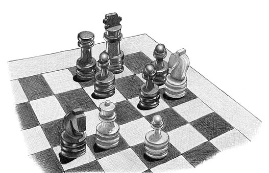 Bosquejo, Ajedrez, Dibujo