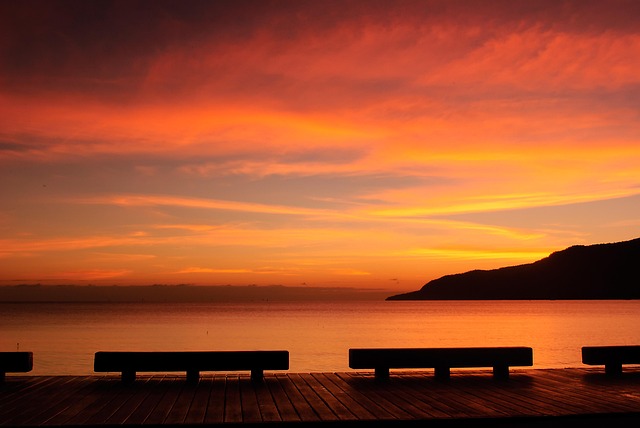 Free Sunrise Seascape photo and picture