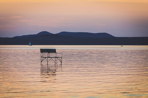 Het Balatonmeer, Lake, Hongarije, Water