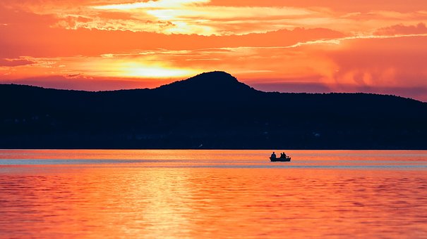 Het Balatonmeer, Lake, Hongarije, Water