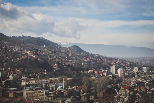 Sarajevo, Stad, Scape, Panorama, Reizen