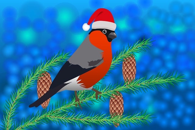 Bullfinch, Vogel, Natuur, Boom, Dieren