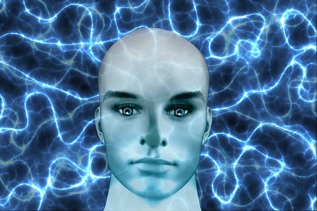Free consciousness man head illustration