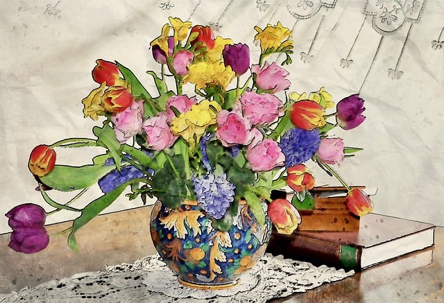 Free flower nature indoor illustration