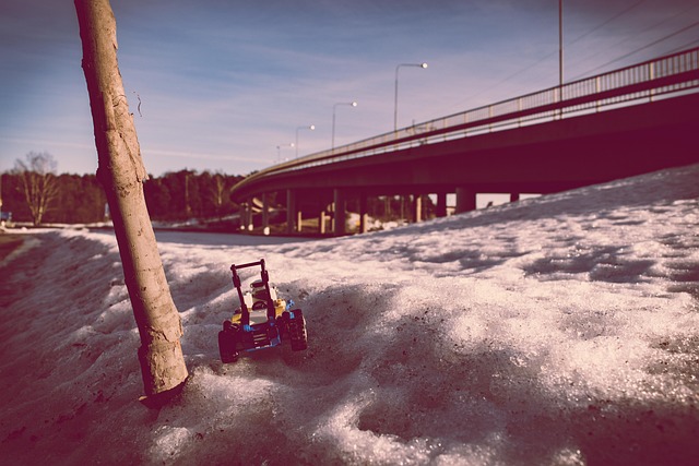 Lego, Brinquedo, Na Neve