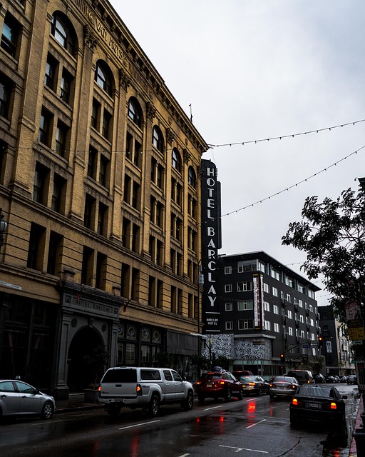 Jahrgang, Alt, Urban, Architektur, Hotel