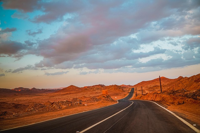 Free Road Sunset photo and picture