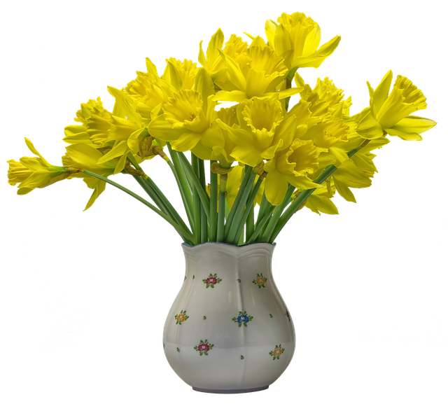 Free flower easter bells daffodils illustration