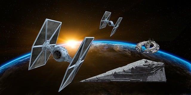 Free Space Space Station illustration and picture