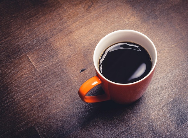 coffee, cup, coffee pot, caffeine, aroma, drink, coffee cup, hot, break, brown, desk, wood, orange, black