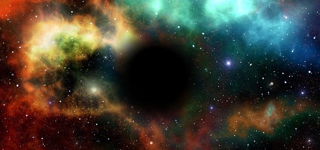 Free universe hole space illustration