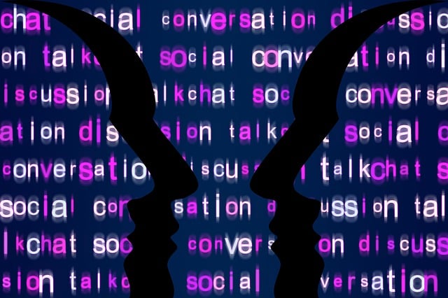 Download free HD stock image of Conversation Chat Free conversation chat talking illustration