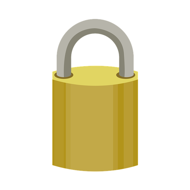 Free lock locker safe illustration