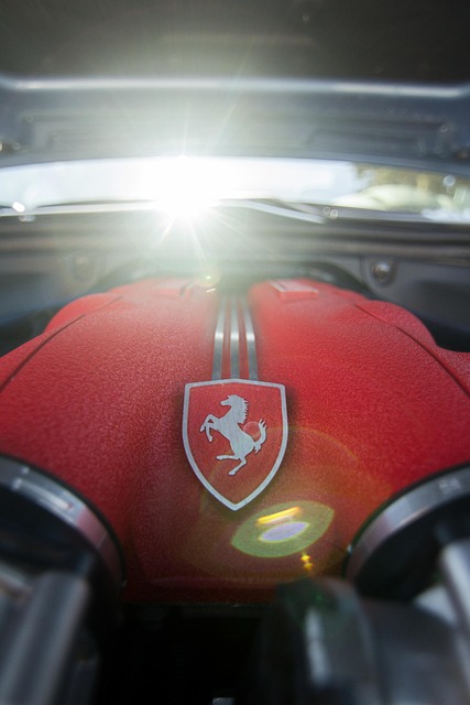 Free Ferrari Engine photo and picture