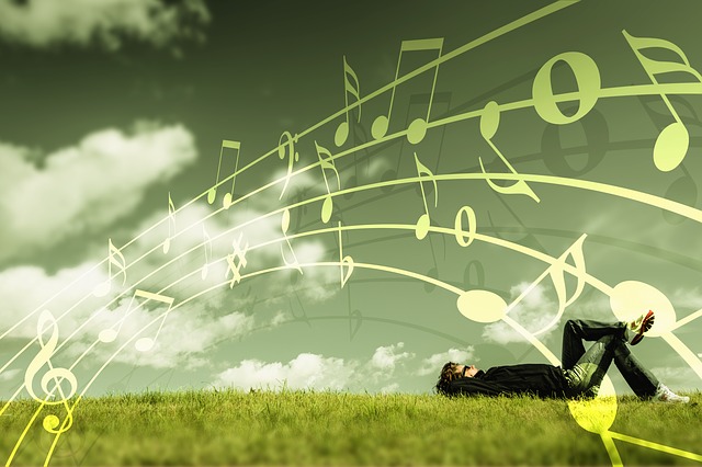 Free grades music grass illustration