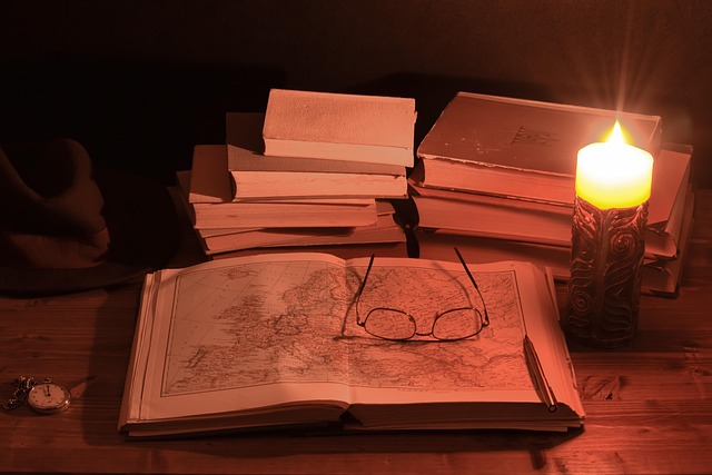 Notizbuch, Bücher, Alte Bücher, Brille