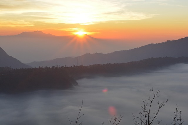 Free Sunrise Fog photo and picture