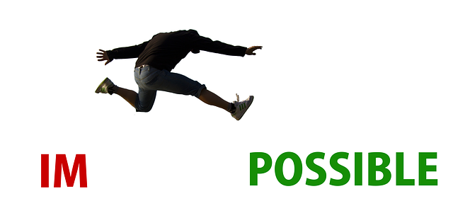 Free possible impossible opportunity illustration