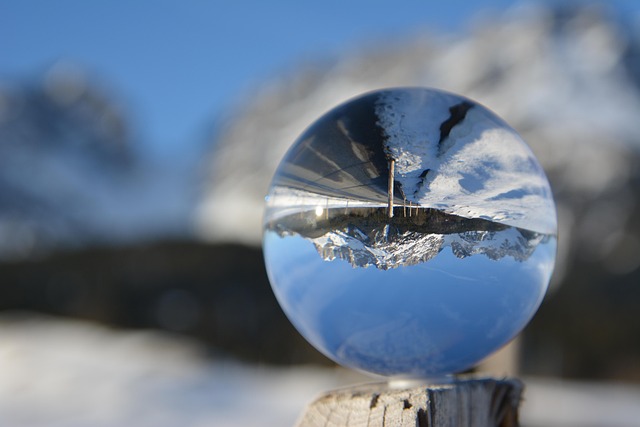 Free Glass Sphere Winter photo and picture