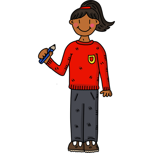 Free writing school education illustration