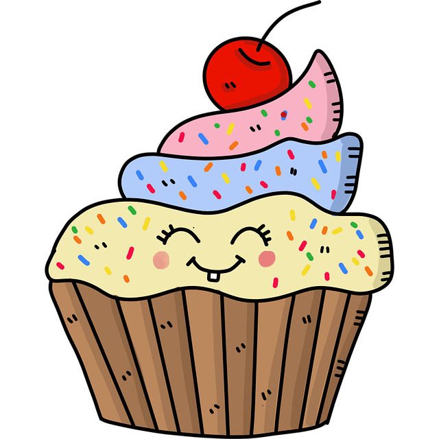 Free cupcake fairy cake dessert illustration