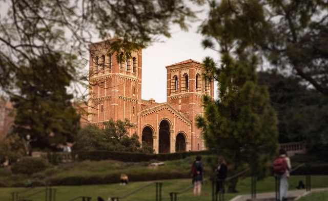 Uni, Ucla, Kalifornien, Amerika, Schloss
