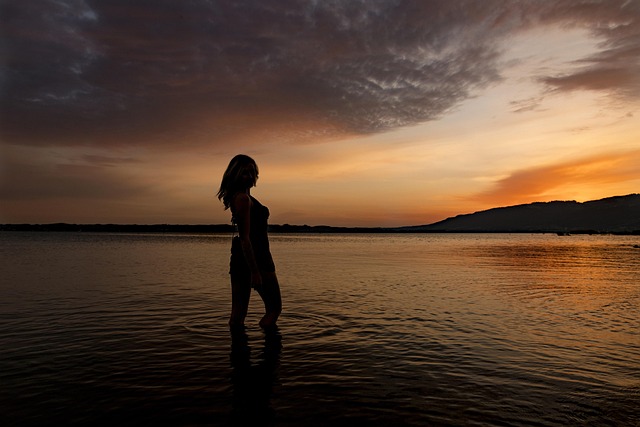 Solopgang, Model, Solnedgang, Kvinde