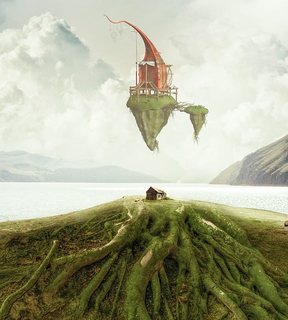 Free fantasy landscape fantasy landscape illustration