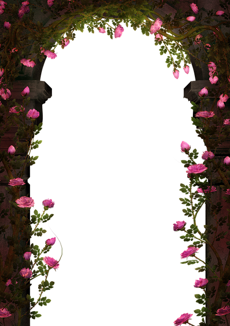 Free passage bow roses illustration