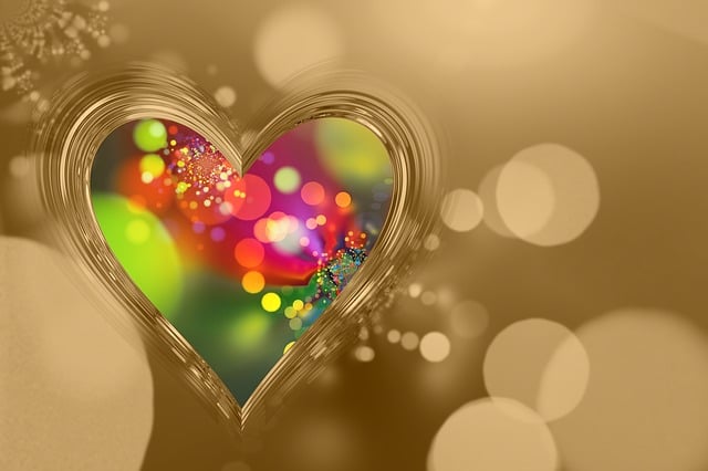 Download free HD stock image of Bokeh Heart Free bokeh heart happy mothers day illustration