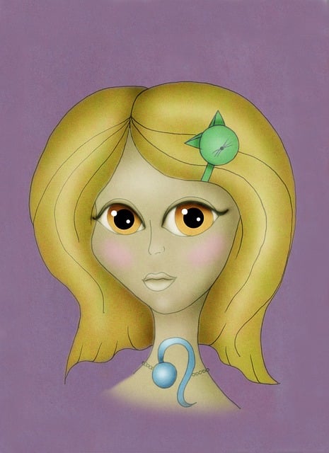 Free leo zodiac sign leo horoscope libra illustration