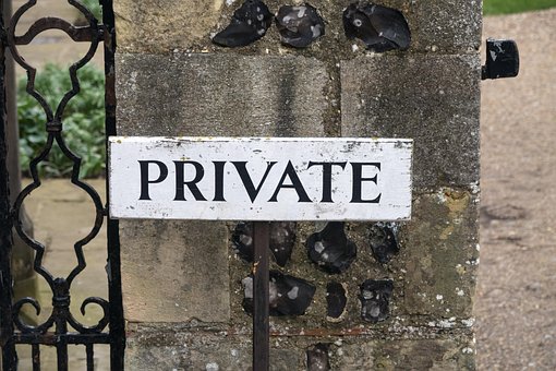 Free Private Sign photo and picture