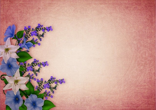 Download free HD stock image of Vintage Flower Free vintage flower ornaments illustration