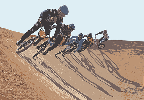 Free Bmx Racing vector and picture