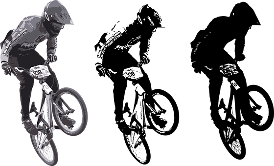 Free Bmx Racing vector and picture