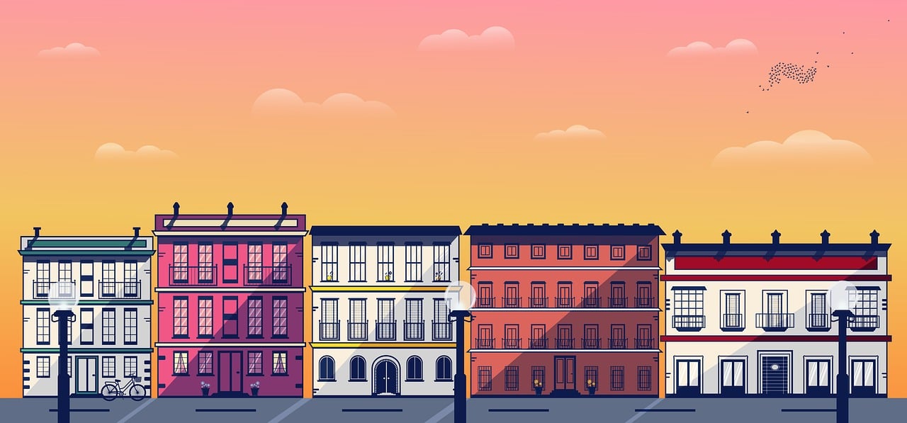 Edificios, Urbana, Calle, Ciudad