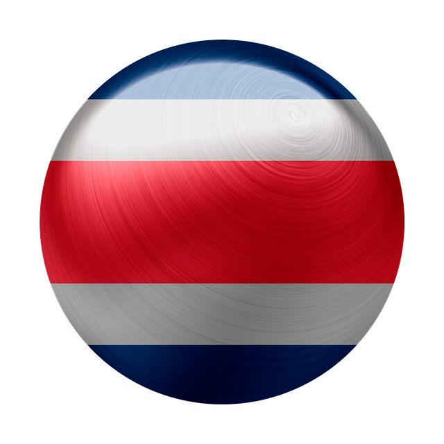 Free costa rica flag country illustration