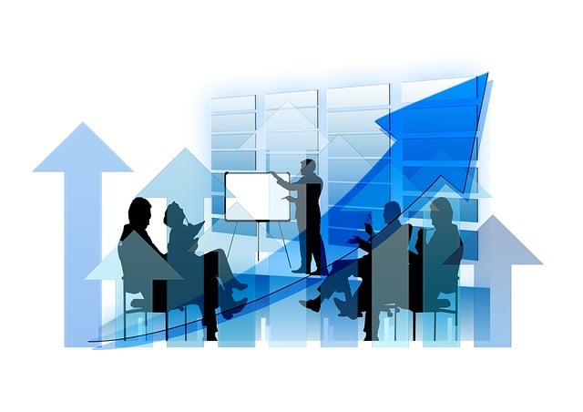 Free businessman kaufmann arrows illustration