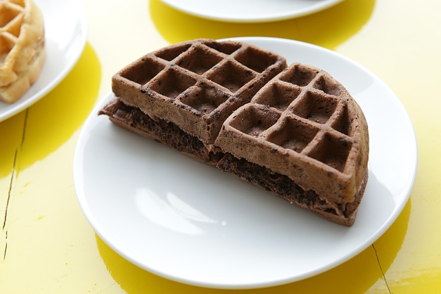 Chocolate, Sobremesa, Waffle, Comida