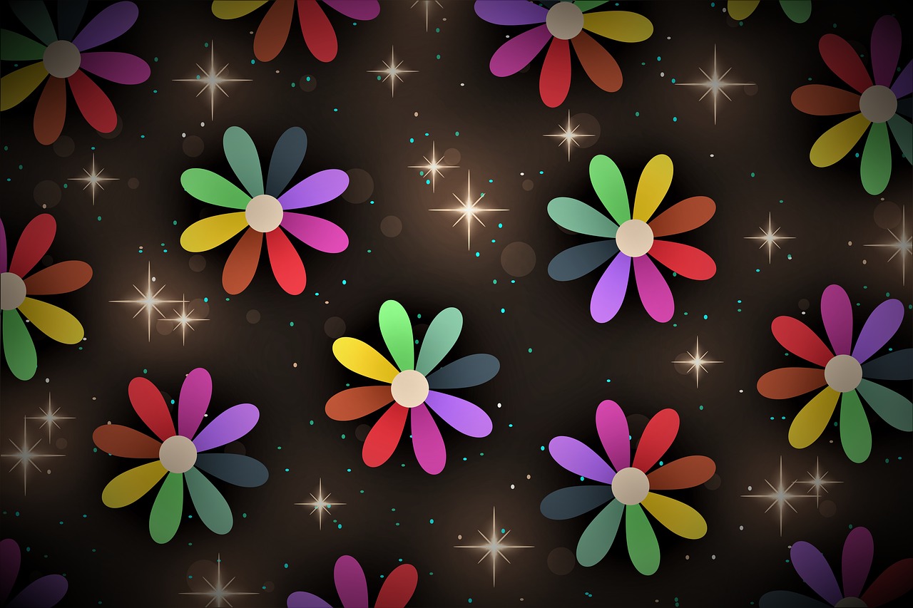 Download free HD stock image of Background Floral Free background floral flowers illustration
