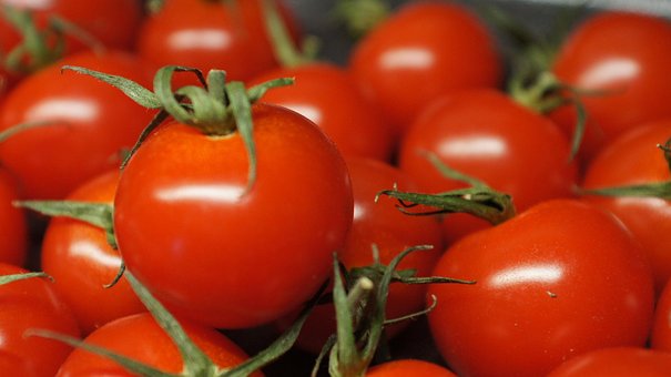 Tomates, Verduras, Rojo, Comida