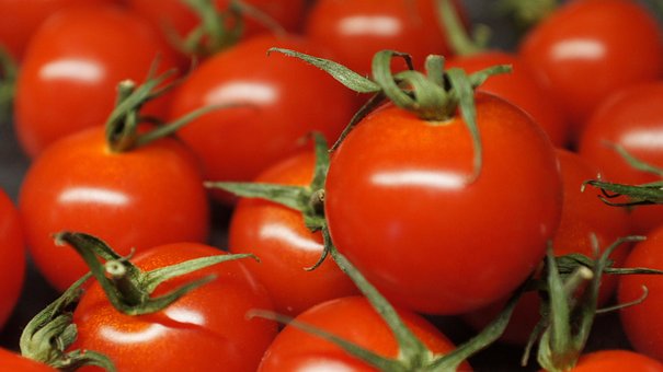 Tomates, Verduras, Rojo, Comida