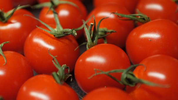 Tomates, Verduras, Rojo, Comida